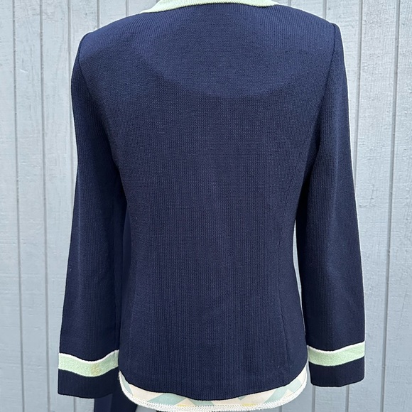 St. John 3 Piece Navy Blue Pant Set - Picture 6 of 16